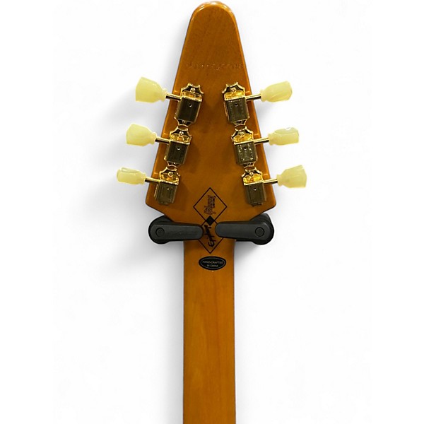 Used Epiphone 1958 Korina Flying V Natural Solid Body Electric Guitar