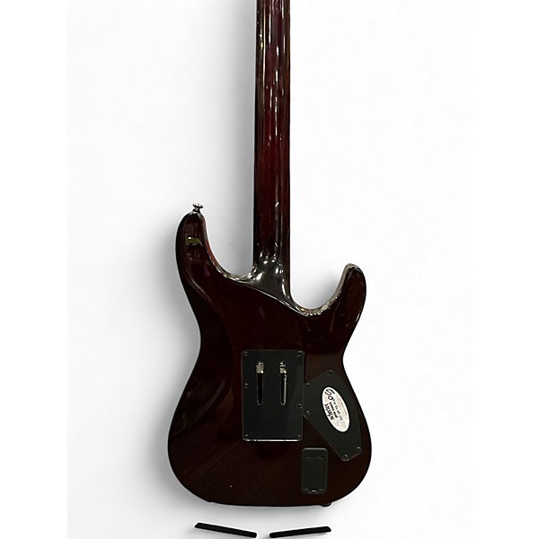 Used Schecter Guitar Research C1 Hellraiser Left Handed Black Cherry Electric Guitar
