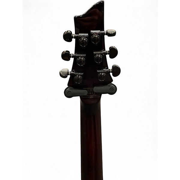 Used Schecter Guitar Research C1 Hellraiser Left Handed Black Cherry Electric Guitar