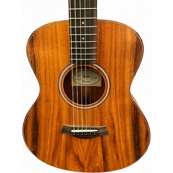 Used Taylor GS MINI-E KOA Natural Acoustic Electric Guitar