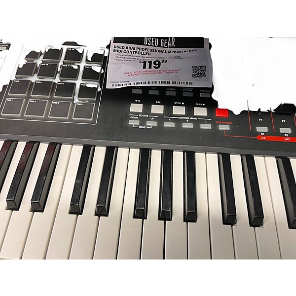 Used Akai Professional MPK261 61 Key MIDI Controller