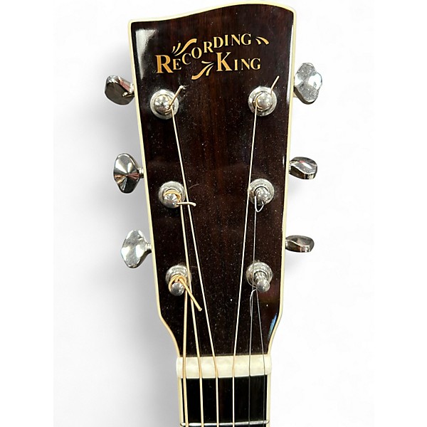 Used Recording King RD342 Natural Acoustic Guitar