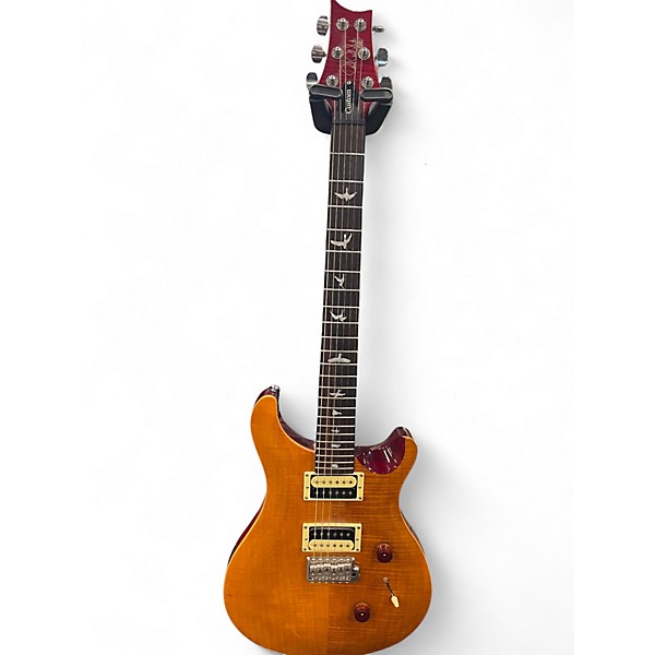 Used PRS SE Custom 24 Trans Orange Solid Body Electric Guitar