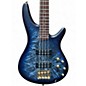 Used Ibanez SR300EDX Blue Electric Bass Guitar