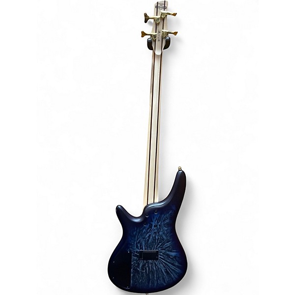 Used Ibanez SR300EDX Blue Electric Bass Guitar