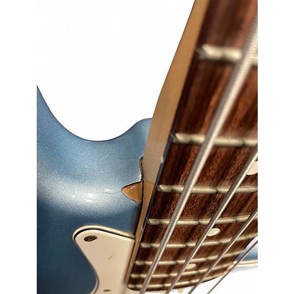 Used Fender Standard Jazz Bass Blue Agave Electric Bass Guitar