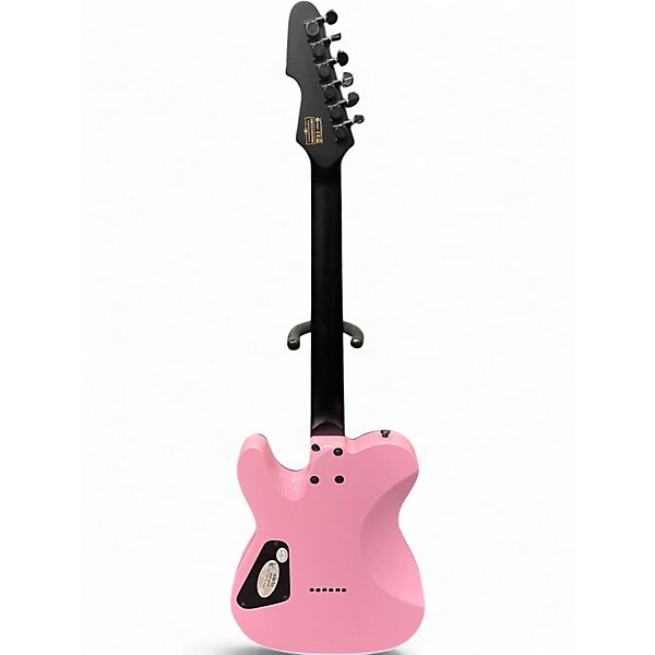 Used Schecter Guitar Research Machine Gun Kelly PT Pink Solid Body Electric Guitar