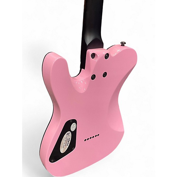 Used Schecter Guitar Research Machine Gun Kelly PT Pink Solid Body Electric Guitar