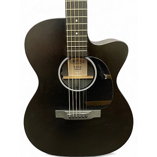 Used Martin GPCX1E Black Acoustic Electric Guitar