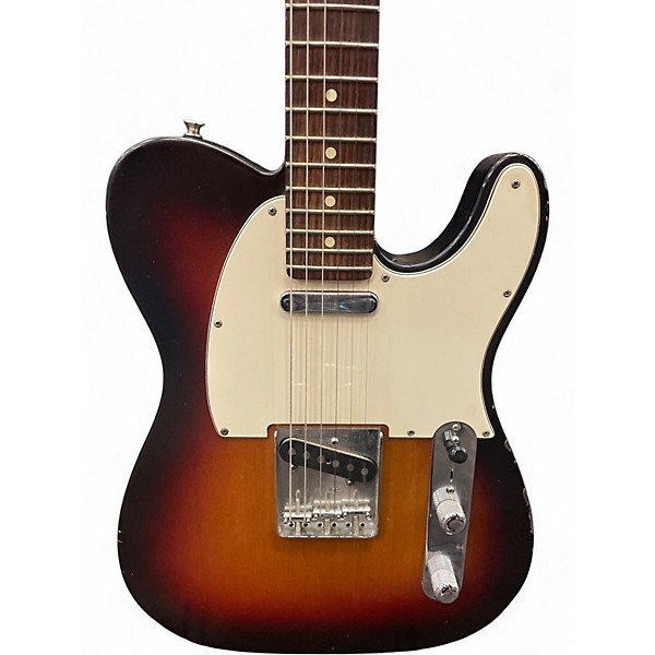 Used Fender Highway One Telecaster 2 Tone Sunburst Solid Body Electric Guitar