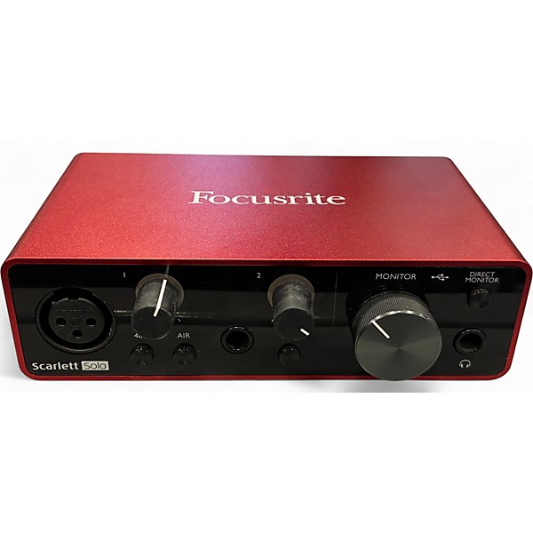 Used Focusrite Scarlett Solo Gen 3 Audio Interface