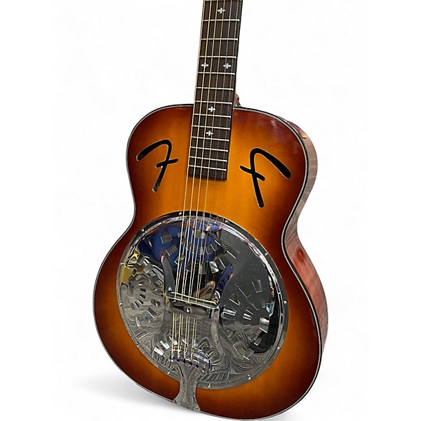 Used Fender FR50 2 Color Sunburst Resonator Guitar