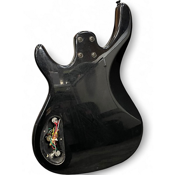 Used Squier MB-4 Modern Bass Skulls Electric Bass Guitar