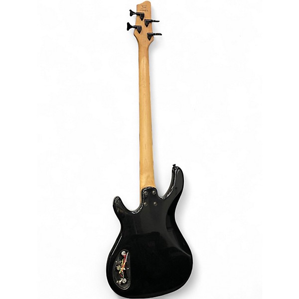 Used Squier MB-4 Modern Bass Skulls Electric Bass Guitar