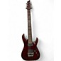 Used 2013 Schecter Guitar Research Diamond Series Hellraiser C7FR Black Cherry Solid Body Electric Guitar thumbnail