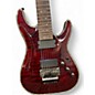 Used 2013 Schecter Guitar Research Diamond Series Hellraiser C7FR Black Cherry Solid Body Electric Guitar