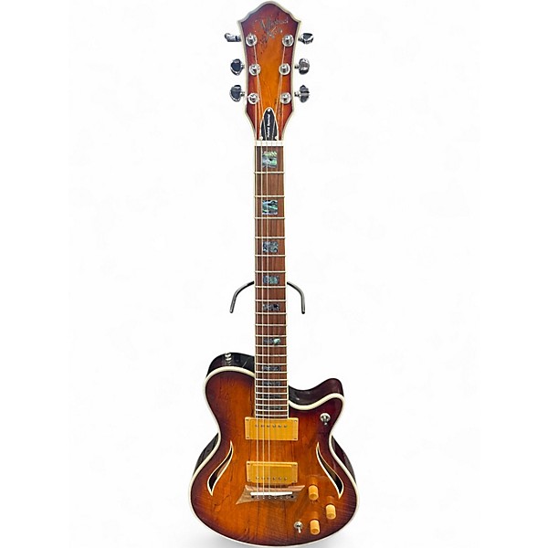 Used Michael Kelly Hybrid Special Trans Amber Hollow Body Electric Guitar