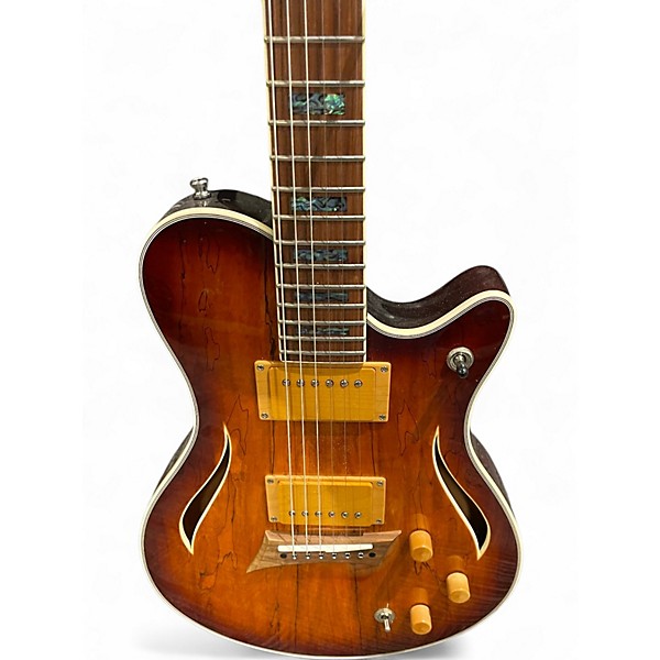 Used Michael Kelly Hybrid Special Trans Amber Hollow Body Electric Guitar