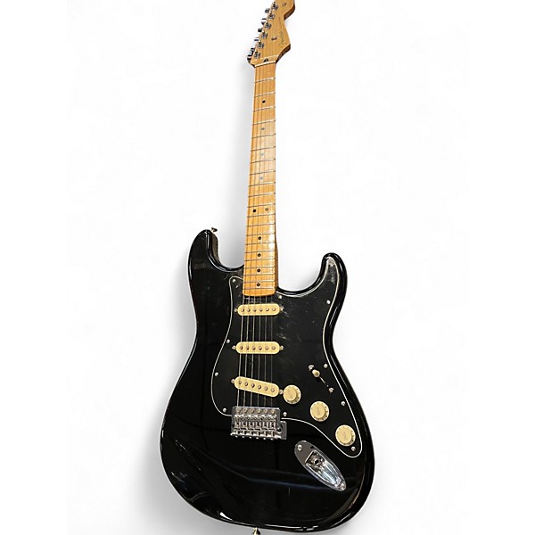 Used Fender Player Stratocaster Black Solid Body Electric Guitar