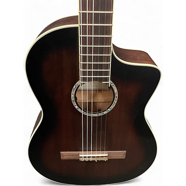 Used Cordoba c4ce iberia Brown Sunburst Classical Acoustic Electric Guitar