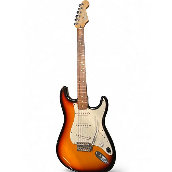 Used 2000 Fender Standard Stratocaster 2 Color Sunburst Solid Body Electric Guitar