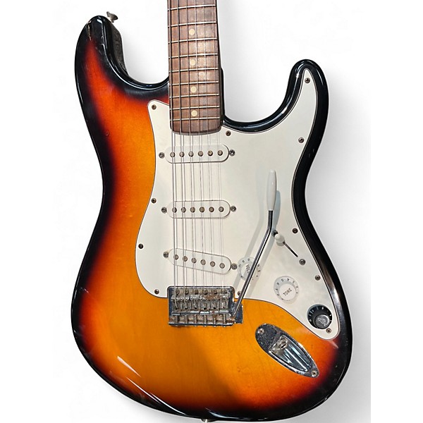 Used 2000 Fender Standard Stratocaster 2 Color Sunburst Solid Body Electric Guitar