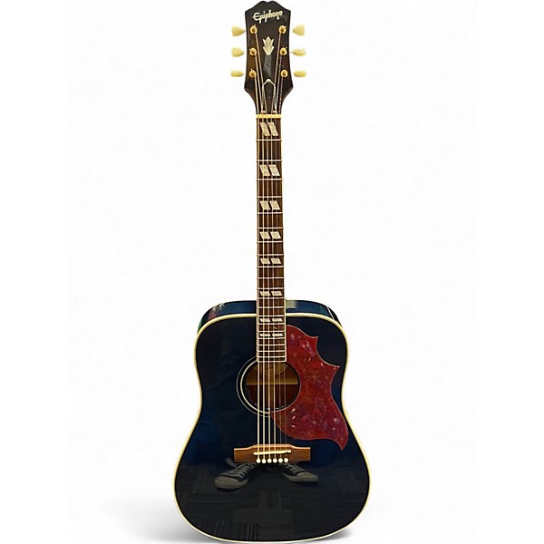 Used Epiphone Miranda Lambert Bluebird Blue Acoustic Electric Guitar