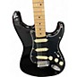 Used Fender PLAYER STRATOCASTER Black and White Solid Body Electric Guitar