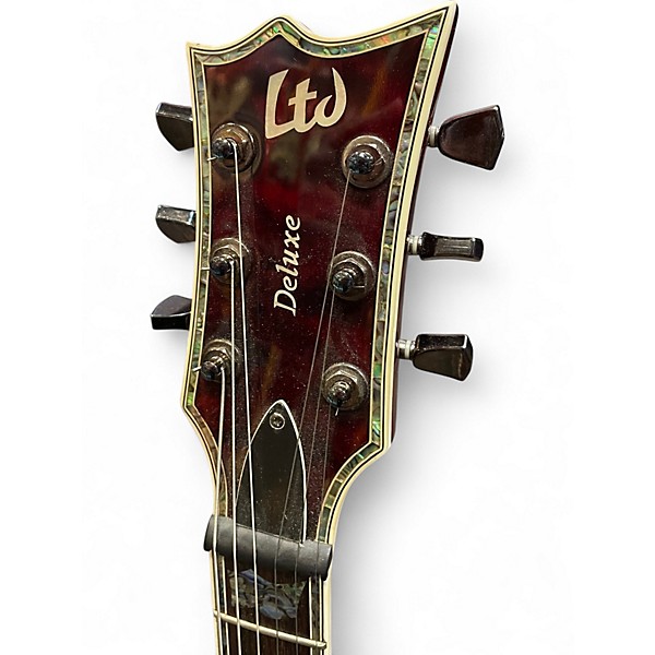 Used ESP LTD EC1000 Deluxe Black Cherry Solid Body Electric Guitar
