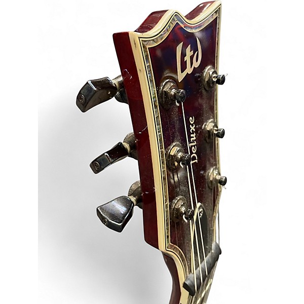 Used ESP LTD EC1000 Deluxe Black Cherry Solid Body Electric Guitar