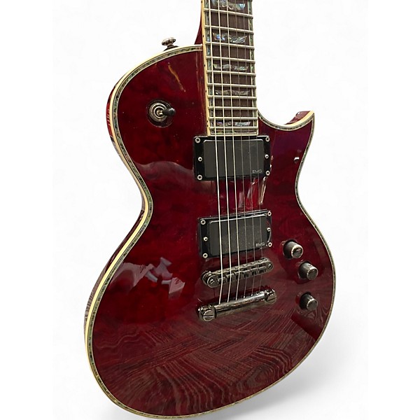 Used ESP LTD EC1000 Deluxe Black Cherry Solid Body Electric Guitar