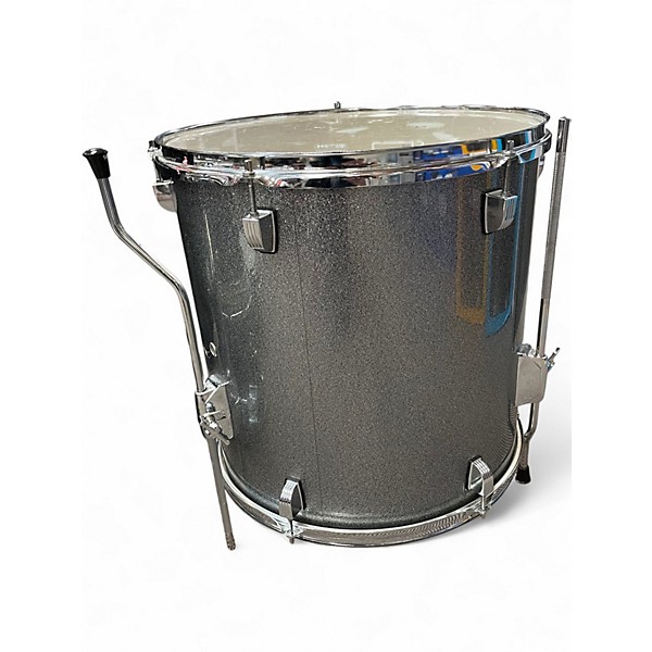 Used Ludwig 5 Piece BACKBEAT Silver Sparkle Drum Kit