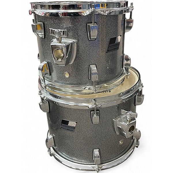 Used Ludwig 5 Piece BACKBEAT Silver Sparkle Drum Kit