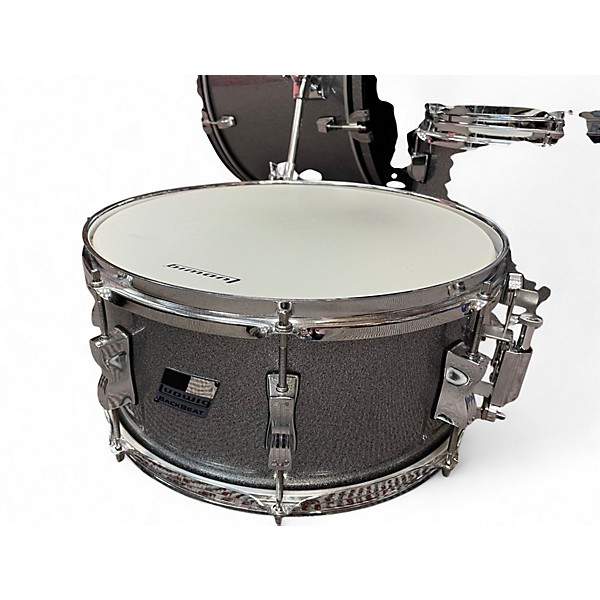 Used Ludwig 5 Piece BACKBEAT Silver Sparkle Drum Kit