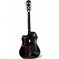 Used Fender CD-60SCE Black Acoustic Electric Guitar