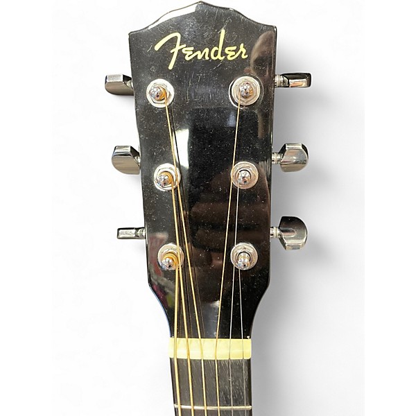 Used Fender CD-60SCE Black Acoustic Electric Guitar