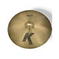 Used Zildjian 17in K Medium Dark Thin Crash Cymbal