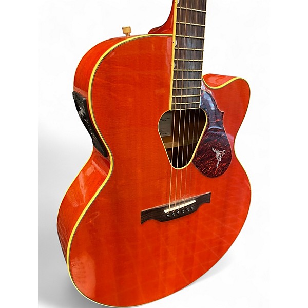 Used Gretsch Guitars G5022C Rancher Falcon Natural Acoustic Electric Guitar