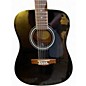 Used Fender DG16E Black 12 String Acoustic Electric Guitar