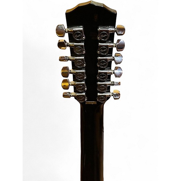 Used Fender DG16E Black 12 String Acoustic Electric Guitar