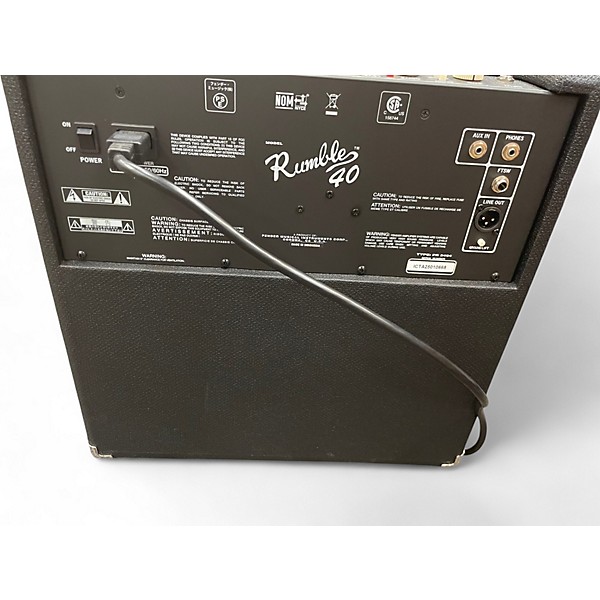 Used Fender Rumble V3 40W 1x10 Bass Combo Amp