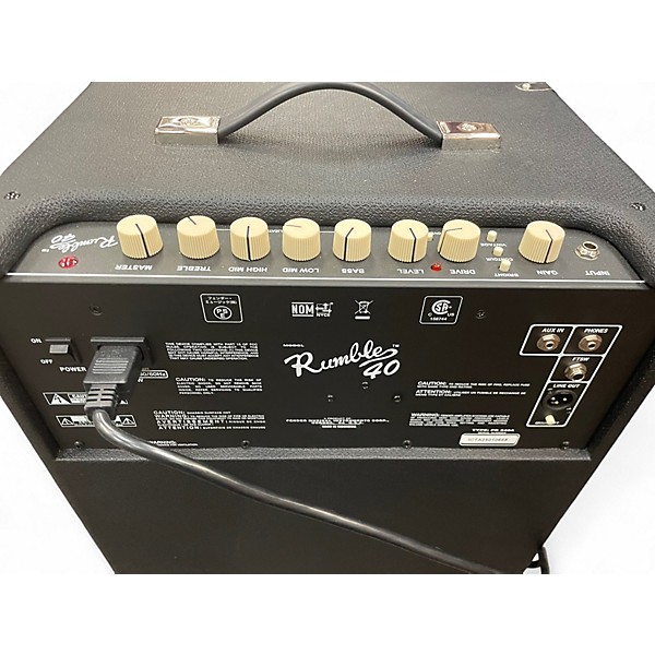 Used Fender Rumble V3 40W 1x10 Bass Combo Amp