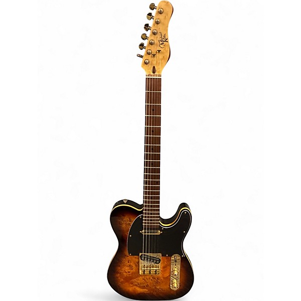 Used Michael Kelly Mod Shop 50 Duncan 2 Color Sunburst Solid Body Electric Guitar