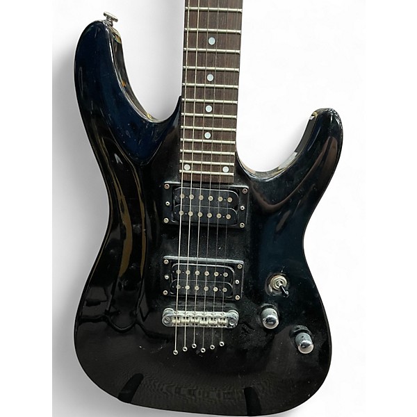 Used Schecter Guitar Research Omen 6 Black Solid Body Electric Guitar