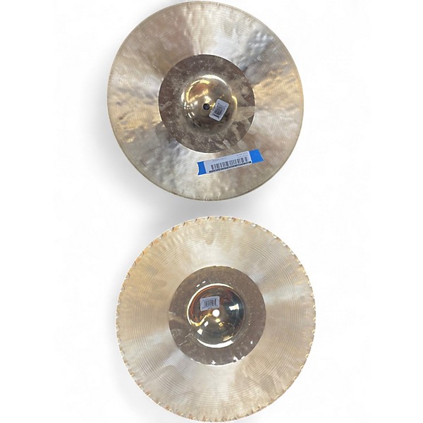 Used Zildjian 14.25in K Custom Hybrid Hi Hat Pair Cymbal