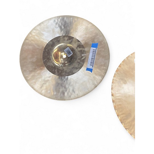 Used Zildjian 14.25in K Custom Hybrid Hi Hat Pair Cymbal