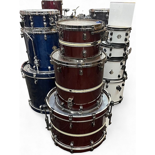 Used TAMA 3 Piece Starclassic Performer Birch Bubinga Burgundy Mist Drum Kit