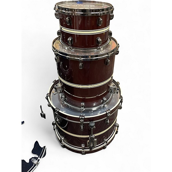 Used TAMA 3 Piece Starclassic Performer Birch Bubinga Burgundy Mist Drum Kit