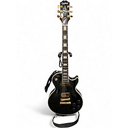 Used Epiphone Les Paul Custom Black Solid Body Electric Guitar