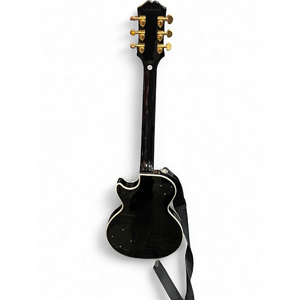 Used Epiphone Les Paul Custom Black Solid Body Electric Guitar